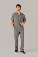 Conjunto Scrub Masculino Apolo Light Cinza