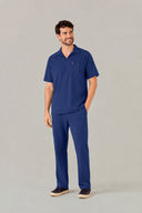 Blusa Scrub Masculina Apolo Light Azul