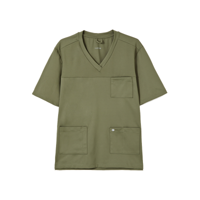 Blusa Scrub Masculina Atlas Premium Verde