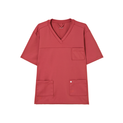 Blusa Scrub Masculina Atlas Premium Vinho Rubi
