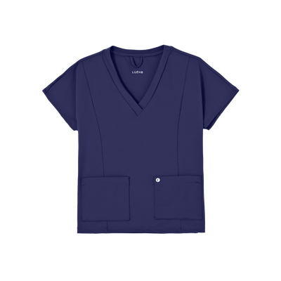 Blusa Scrub Feminina Hera Premium Azul Noturno