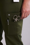 Calça Scrub Feminina Hera Premium Verde