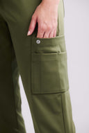 Calça Scrub Gestante Premium Verde