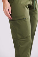 Calça Scrub Gestante Premium Verde
