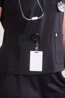 Blusa Scrub Feminina Hera Premium Preta