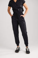 Calça Scrub Feminina Hera Premium Preta