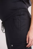 Calça Scrub Gestante Premium Preta