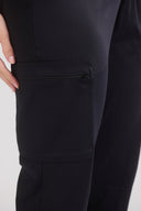 Calça Scrub Gestante Premium Preta