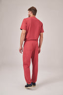 Blusa Scrub Masculina Atlas Premium Vinho Rubi