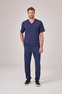 Conjunto Scrub Masculino Atlas Premium Azul Noturno