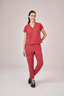 Blusa Scrub Feminina Hera Premium Vinho Rubi