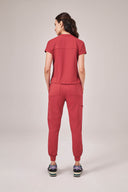 Blusa Scrub Feminina Hera Premium Vinho Rubi