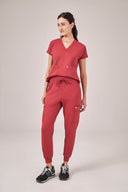 Conjunto Scrub Feminino Hera Premium Vinho Rubi