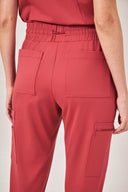 Calça Scrub Feminina Hera Premium Vinho Rubi