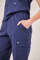 Conjunto Scrub Feminino Hera Premium Azul Noturno