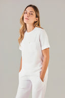 Blusa Scrub Feminina Íris Light Branca