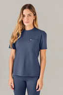 Blusa Scrub Feminina Selene Premium Azul Marinho
