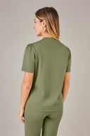 Blusa Scrub Feminina Selene Premium Verde