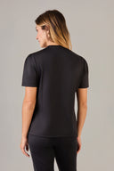 Blusa Scrub Feminina Selene Premium Preta