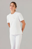 Blusa Scrub Feminina Selene Premium Branca