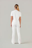 Conjunto Scrub Feminino Selene Premium Branco