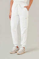 Calça Scrub Feminina Hera Premium Branca