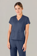 Blusa Scrub Feminina Hera Premium Azul Marinho