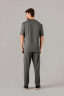 Conjunto Scrub Masculino Atlas Premium Cinza