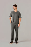 Conjunto Scrub Masculino Eros Premium Cinza