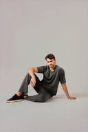 Conjunto Scrub Masculino Eros Premium Cinza