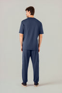 Conjunto Scrub Masculino Atlas Premium Azul Marinho