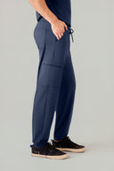 Calça Scrub Masculina Atlas Premium Azul Marinho
