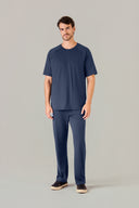 Conjunto Scrub Masculino Eros Premium Azul Marinho