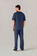 Conjunto Scrub Masculino Eros Premium Azul Marinho