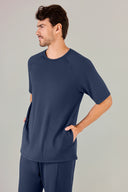 Conjunto Scrub Masculino Eros Premium Azul Marinho