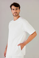 Blusa Scrub Masculina Eros Premium Branca