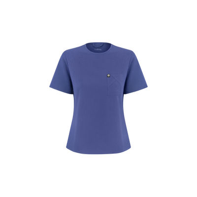 Blusa Scrub Feminina Íris Light Azul