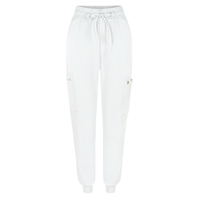 Calça Scrub Feminina Hera Premium Branca