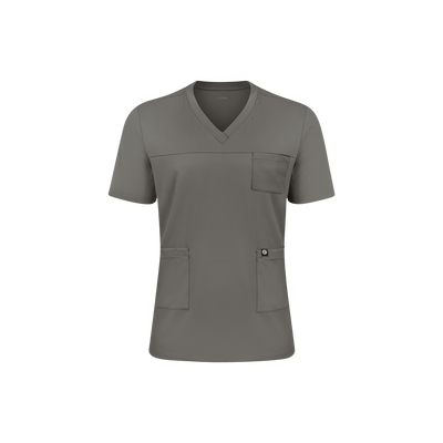 Blusa Scrub Masculina Atlas Premium Cinza