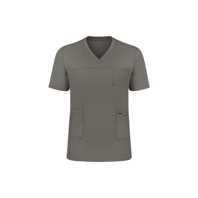 Blusa Scrub Masculina Atlas Premium Cinza