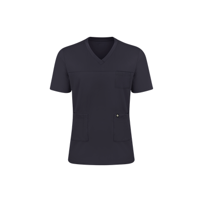 Blusa Scrub Masculina Atlas Premium Preta