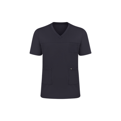 Blusa Scrub Masculina Atlas Premium Preta