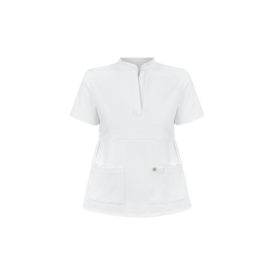 Blusa Feminina Scrub Artemis Premium Branca