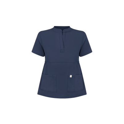 Blusa Feminina Scrub Artemis Premium Azul Marinho