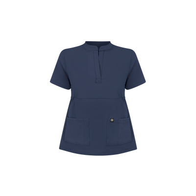Blusa Feminina Scrub Artemis Premium Azul Marinho