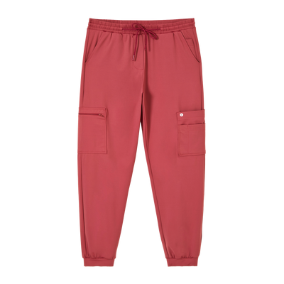 Calça Scrub Masculina Atlas Premium Vinho Rubi