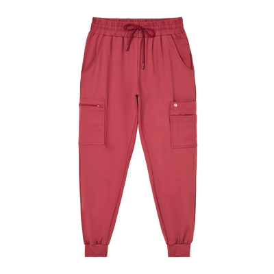 Calça Scrub Feminina Hera Premium Vinho Rubi