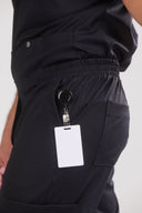 Calça Scrub Masculina Hades Premium Preta